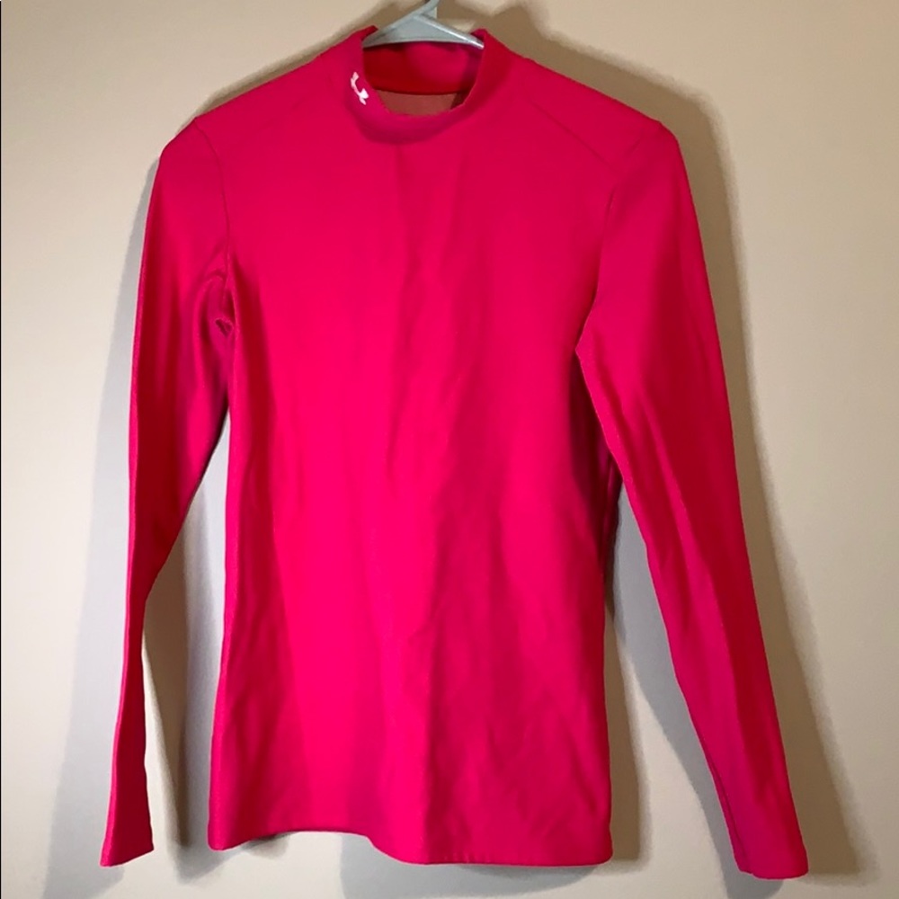 Under Armour hot pink long sleeve shirt